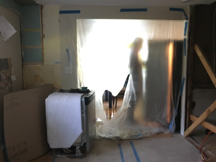 Kitchen reno giant hole