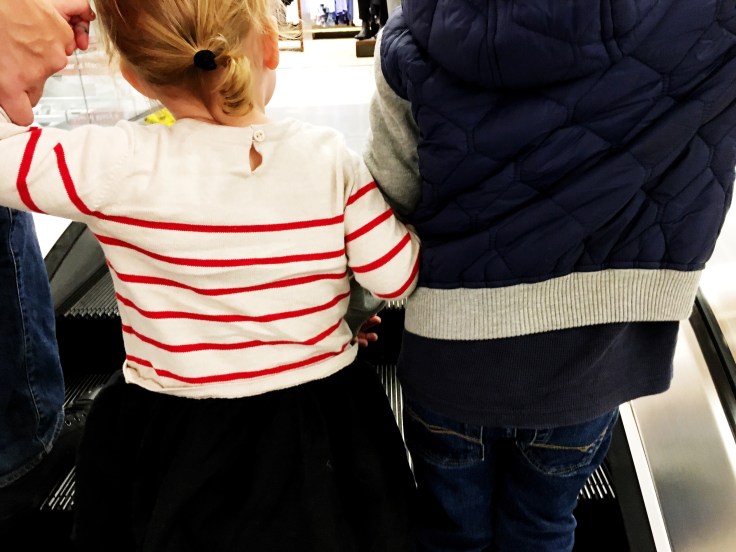 Reece and Kat holding hands