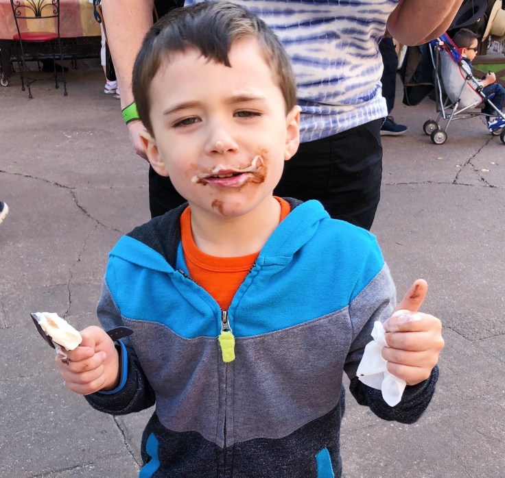 Reece's ice cream popsicle